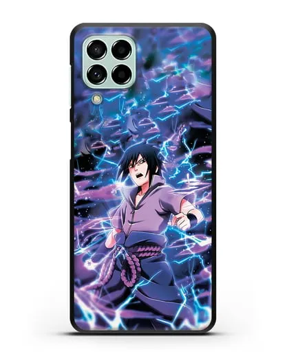 Чехол аниме Наруто - Саске силиконовый для Samsung Galaxy M53 [SM-M536]