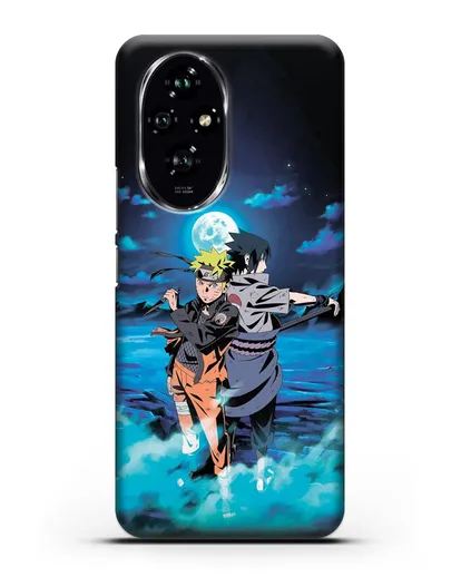 Чехол аниме Наруто - Бок о бок в полнолуние силиконовый для Honor 200