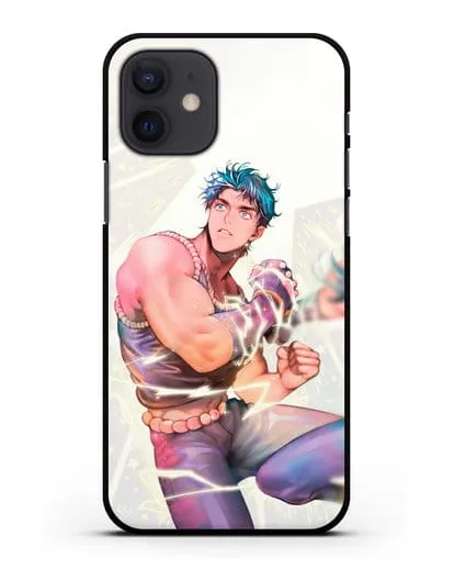 Чехол аниме Невероятные приключения Джо-Джо - Джонатан силиконовый для iPhone 12