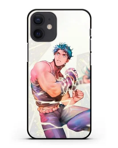 Чехол аниме Невероятные приключения Джо-Джо - Джонатан силиконовый для iPhone 12 mini
