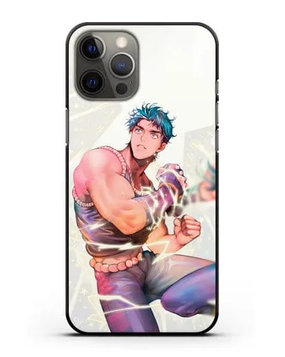 Чехол аниме Невероятные приключения Джо-Джо - Джонатан силиконовый для iPhone 12 Pro Max