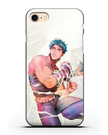 Чехол аниме Невероятные приключения Джо-Джо - Джонатан силиконовый для iPhone 8