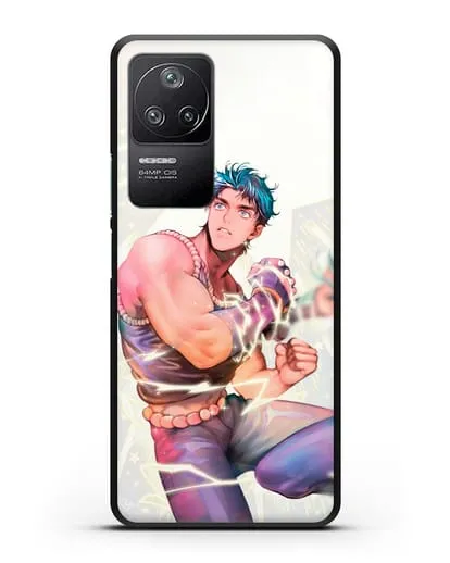 Чехол аниме Невероятные приключения Джо-Джо - Джонатан силиконовый для Xiaomi Poco F4