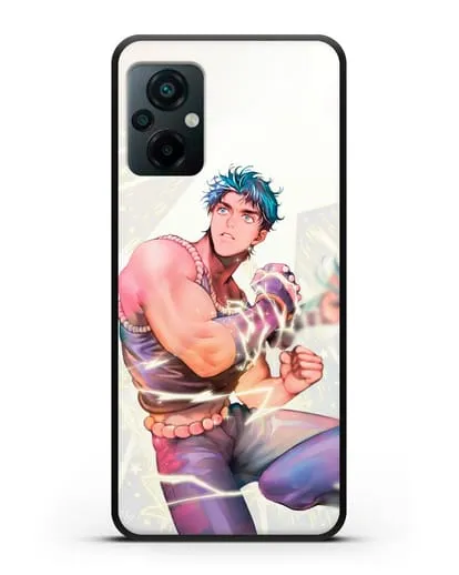 Чехол аниме Невероятные приключения Джо-Джо - Джонатан силиконовый для Xiaomi Poco M5