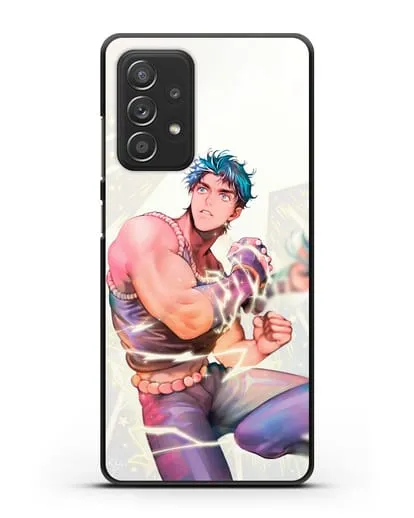 Чехол аниме Невероятные приключения Джо-Джо - Джонатан силиконовый для Samsung Galaxy A53