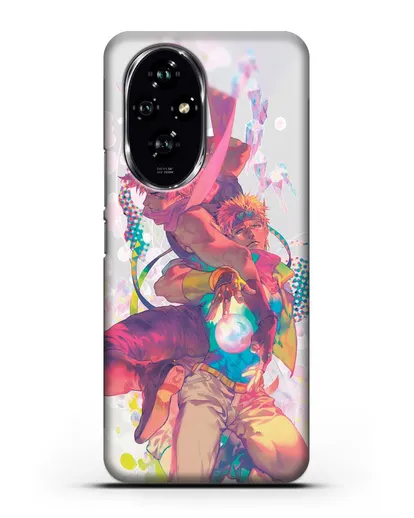 Чехол аниме Невероятные приключения Джо-Джо - Джозеф силиконовый для Honor 200