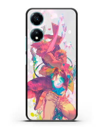 Чехол аниме Невероятные приключения Джо-Джо - Джозеф силиконовый для Honor X5 Plus