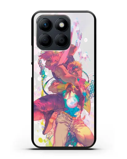 Чехол аниме Невероятные приключения Джо-Джо - Джозеф силиконовый для Honor X8b