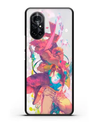 Чехол аниме Невероятные приключения Джо-Джо - Джозеф силиконовый для Huawei Nova 8