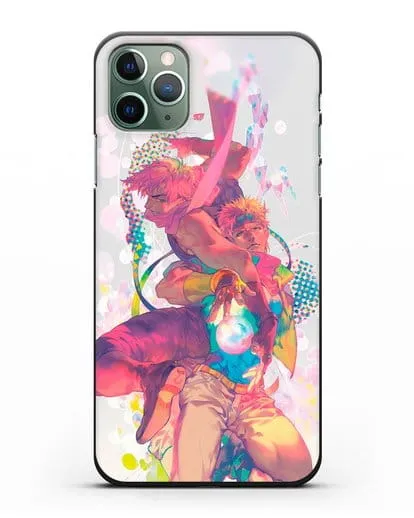 Чехол аниме Невероятные приключения Джо-Джо - Джозеф силиконовый для iPhone 11 Pro Max