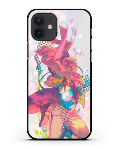 Чехол аниме Невероятные приключения Джо-Джо - Джозеф силиконовый для iPhone 12