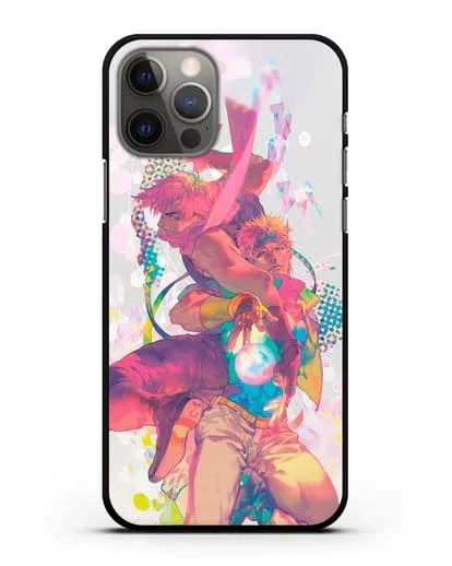 Чехол аниме Невероятные приключения Джо-Джо - Джозеф силиконовый для iPhone 12 Pro