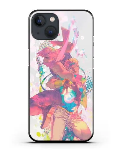 Чехол аниме Невероятные приключения Джо-Джо - Джозеф силиконовый для iPhone 13 Mini