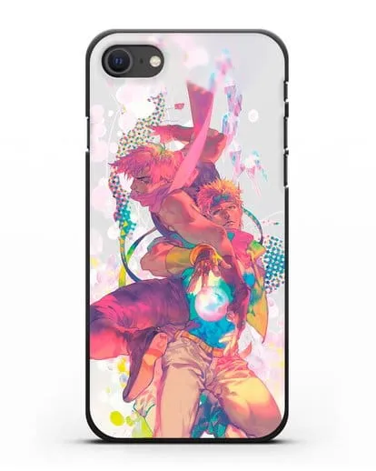 Чехол аниме Невероятные приключения Джо-Джо - Джозеф силиконовый для iPhone SE 2020