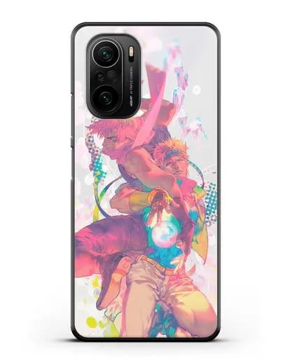 Чехол аниме Невероятные приключения Джо-Джо - Джозеф силиконовый для Xiaomi Poco F3