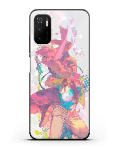 Чехол аниме Невероятные приключения Джо-Джо - Джозеф силиконовый для Xiaomi Poco M3 Pro