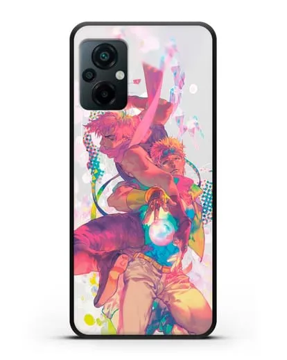 Чехол аниме Невероятные приключения Джо-Джо - Джозеф силиконовый для Xiaomi Poco M5