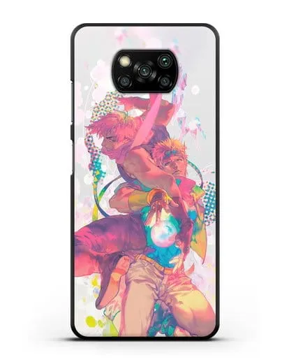 Чехол аниме Невероятные приключения Джо-Джо - Джозеф силиконовый для Xiaomi Poco X3 Pro