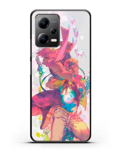 Чехол аниме Невероятные приключения Джо-Джо - Джозеф силиконовый для Xiaomi Poco X5