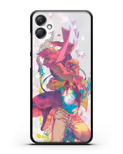 Чехол аниме Невероятные приключения Джо-Джо - Джозеф силиконовый для Samsung Galaxy A05 [SM-A055]