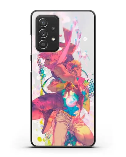 Чехол аниме Невероятные приключения Джо-Джо - Джозеф силиконовый для Samsung Galaxy A53