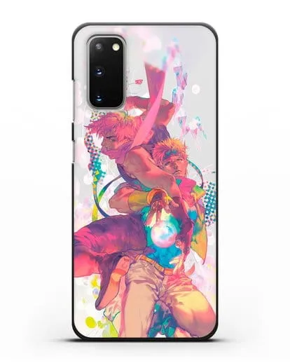 Чехол аниме Невероятные приключения Джо-Джо - Джозеф силиконовый для Samsung Galaxy S20 [SM-G980F]