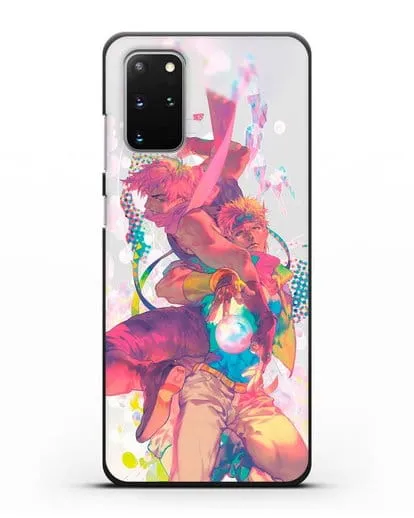 Чехол аниме Невероятные приключения Джо-Джо - Джозеф силиконовый для Samsung Galaxy S20 Plus [SM-G985F]