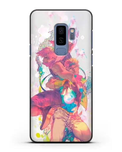 Чехол аниме Невероятные приключения Джо-Джо - Джозеф силиконовый для Samsung Galaxy S9 Plus [SM-G965F]