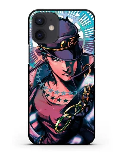 Чехол аниме Невероятные приключения Джо-Джо - Джотаро силиконовый для iPhone 12 mini