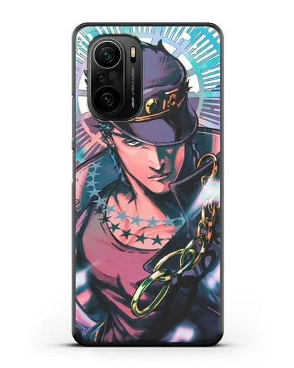 Чехол аниме Невероятные приключения Джо-Джо - Джотаро силиконовый для Xiaomi Poco F3