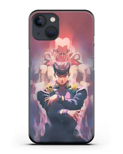 Чехол аниме Невероятные приключения Джо-Джо - Джоске силиконовый для iPhone 13