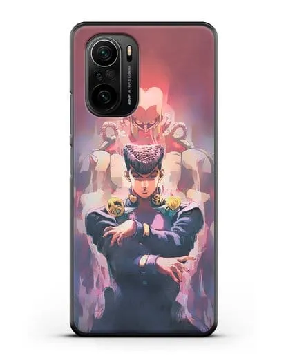 Чехол аниме Невероятные приключения Джо-Джо - Джоске силиконовый для Xiaomi Poco F3