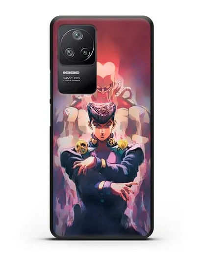 Чехол аниме Невероятные приключения Джо-Джо - Джоске силиконовый для Xiaomi Poco F4