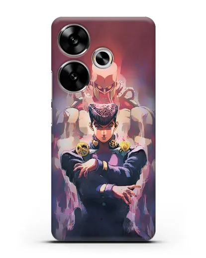 Чехол аниме Невероятные приключения Джо-Джо - Джоске силиконовый для Xiaomi Poco F6