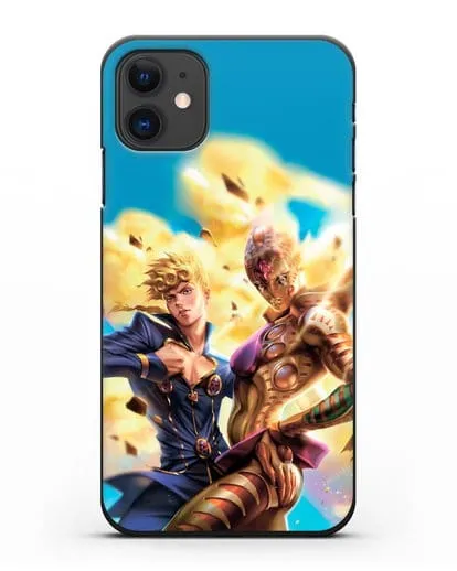 Чехол аниме Невероятные приключения Джо-Джо - Джорно силиконовый для iPhone 11