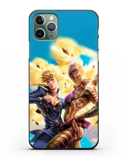 Чехол аниме Невероятные приключения Джо-Джо - Джорно силиконовый для iPhone 11 Pro