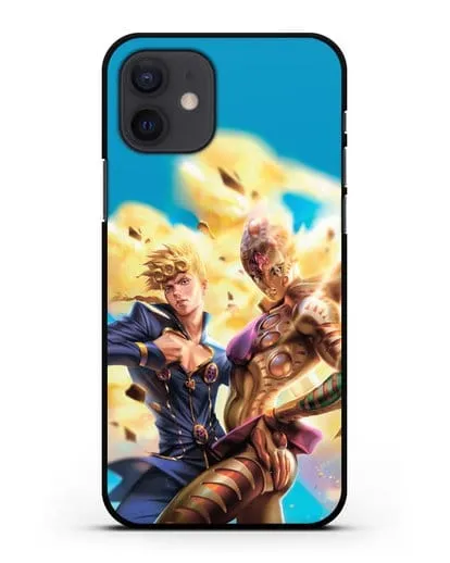 Чехол аниме Невероятные приключения Джо-Джо - Джорно силиконовый для iPhone 12