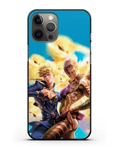 Чехол аниме Невероятные приключения Джо-Джо - Джорно силиконовый для iPhone 12 Pro Max