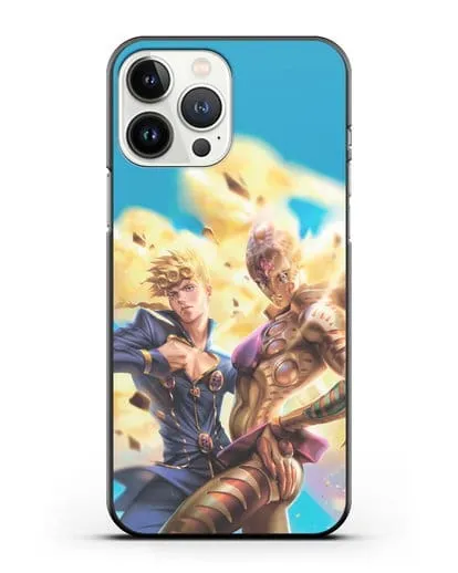 Чехол аниме Невероятные приключения Джо-Джо - Джорно силиконовый для iPhone 13 Pro Max