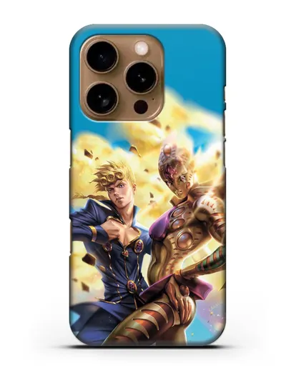 Чехол аниме Невероятные приключения Джо-Джо - Джорно силиконовый для iPhone 16 Pro