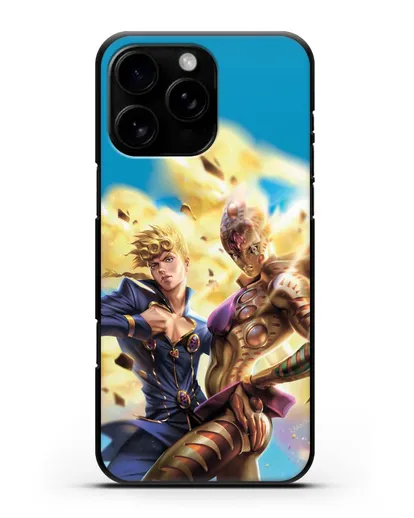 Чехол аниме Невероятные приключения Джо-Джо - Джорно силиконовый для iPhone 16 Pro Max