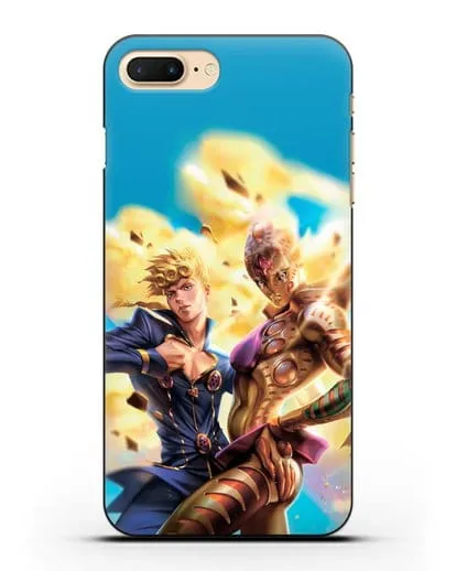 Чехол аниме Невероятные приключения Джо-Джо - Джорно силиконовый для iPhone 7 Plus