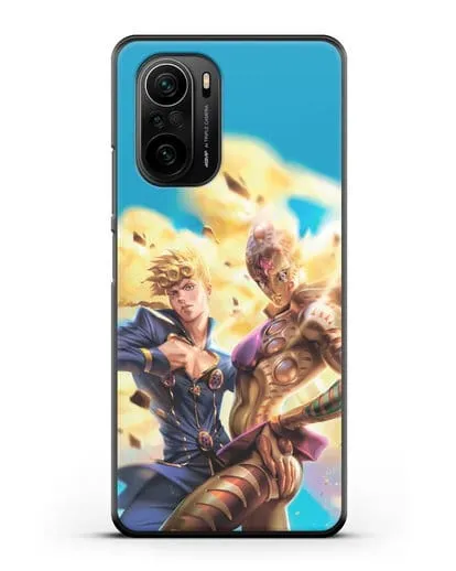 Чехол аниме Невероятные приключения Джо-Джо - Джорно силиконовый для Xiaomi Poco F3