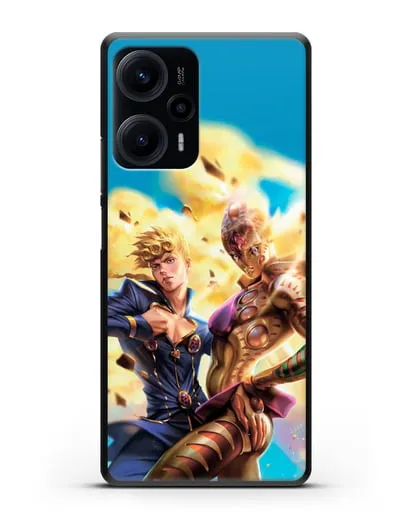 Чехол аниме Невероятные приключения Джо-Джо - Джорно силиконовый для Xiaomi Poco F5