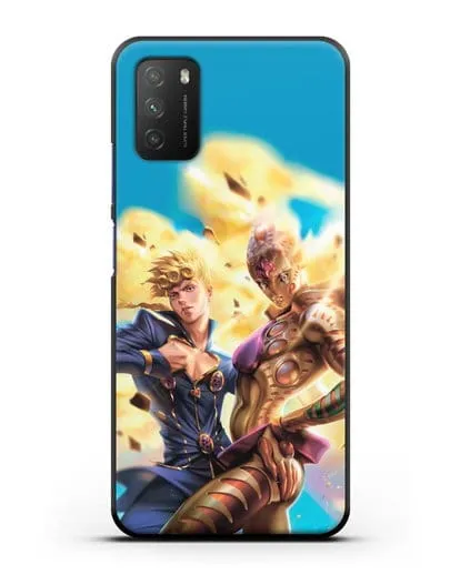 Чехол аниме Невероятные приключения Джо-Джо - Джорно силиконовый для Xiaomi Poco M3