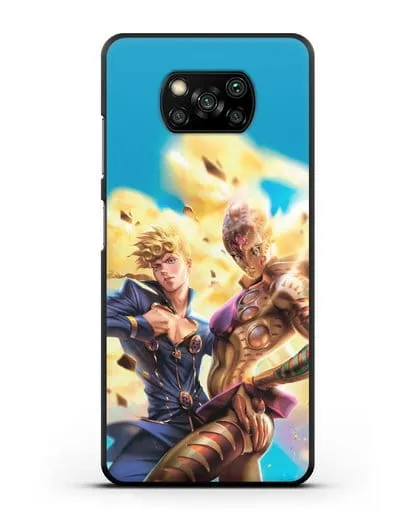 Чехол аниме Невероятные приключения Джо-Джо - Джорно силиконовый для Xiaomi Poco X3