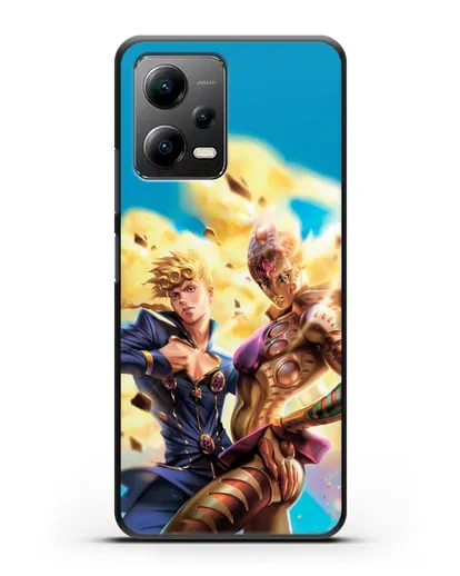 Чехол аниме Невероятные приключения Джо-Джо - Джорно силиконовый для Xiaomi Poco X5