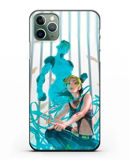 Чехол аниме Невероятные приключения Джо-Джо - Джолин силиконовый для iPhone 11 Pro Max