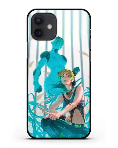 Чехол аниме Невероятные приключения Джо-Джо - Джолин силиконовый для iPhone 12