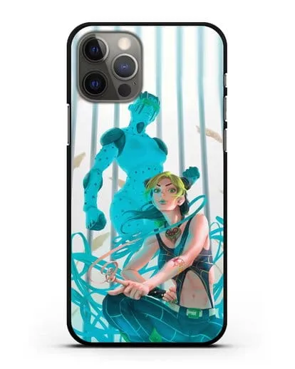 Чехол аниме Невероятные приключения Джо-Джо - Джолин силиконовый для iPhone 12 Pro